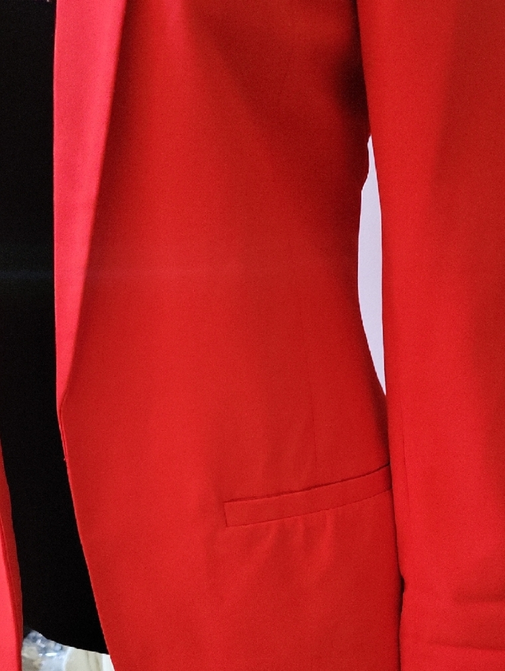 H&M Red Open-Front Blazer - Picture 2 of 4